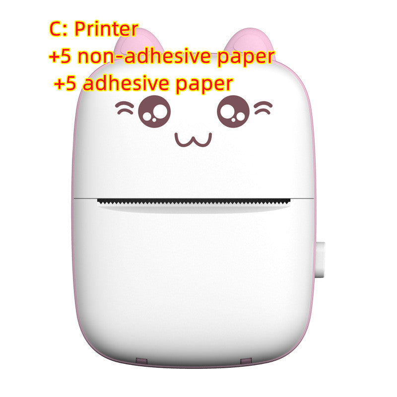 Mini Printer Portable Mini Bluetooth WiFi New Wrong Printer Mobile Phone Photo Title Note Hot Print Pocket Student Error Label Printer - The General Ecommerce Store
