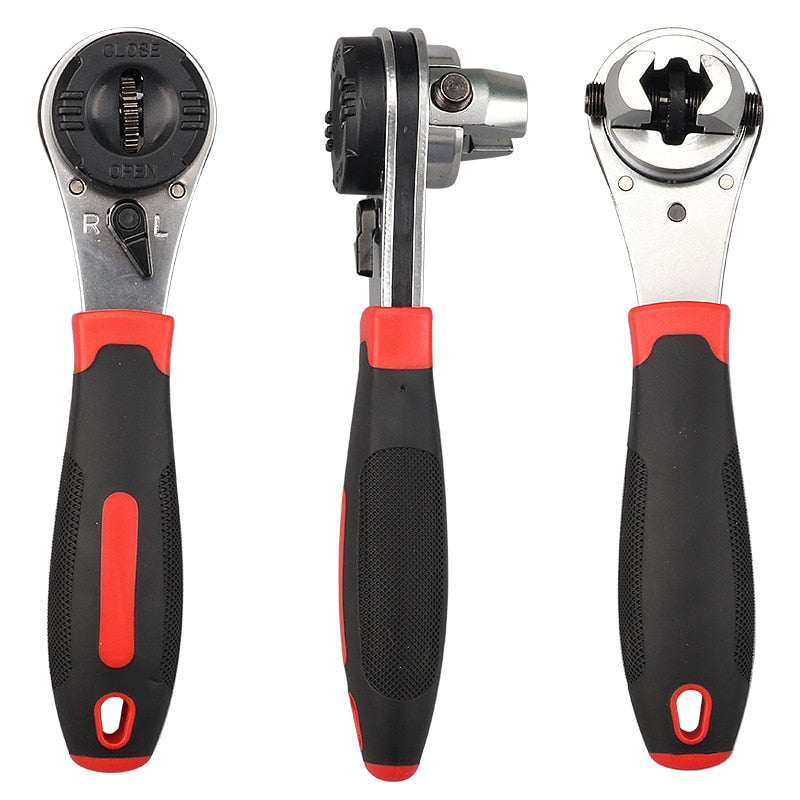 6-22mm Torque Spanner Adjustable Ratchet Wrench