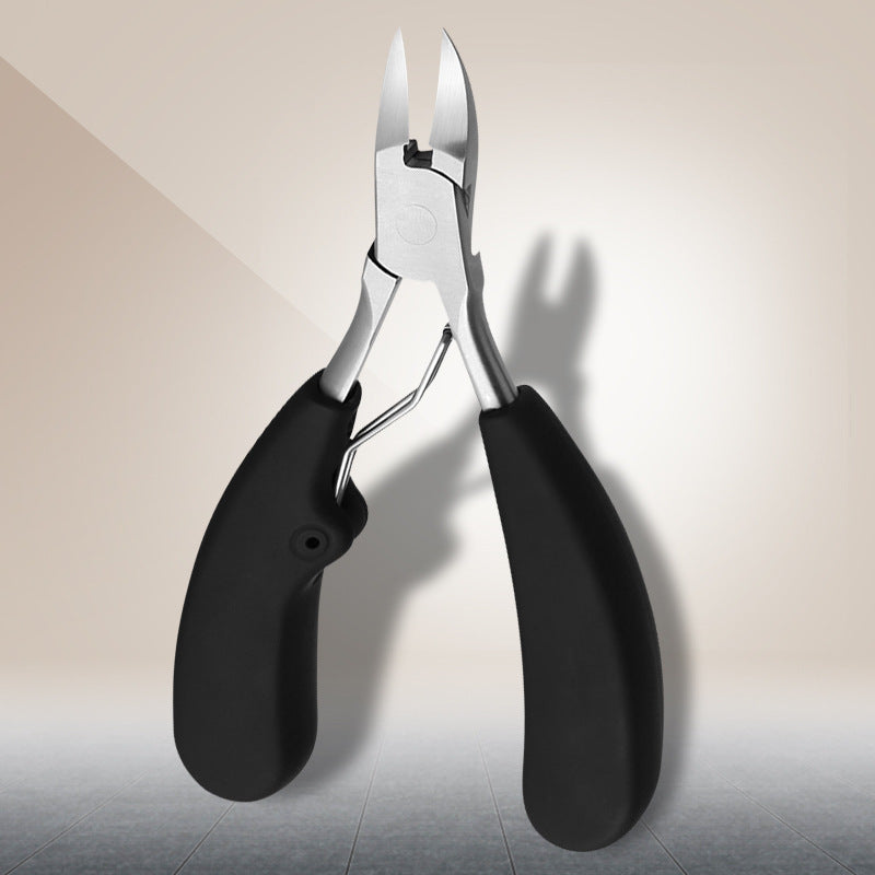 Double spring lancet clamp nail clipper