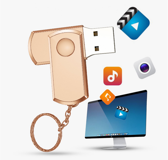 Compatible with Apple , Ultra-large capacity metal USB flash drive - The General Ecommerce Store