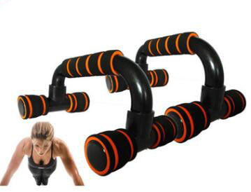H I-shaped Push-up Stand Sponge Hand Grip ABS Fitness Chest Training Grip Bar Fitness Exercise Trainer - The General Ecommerce Store