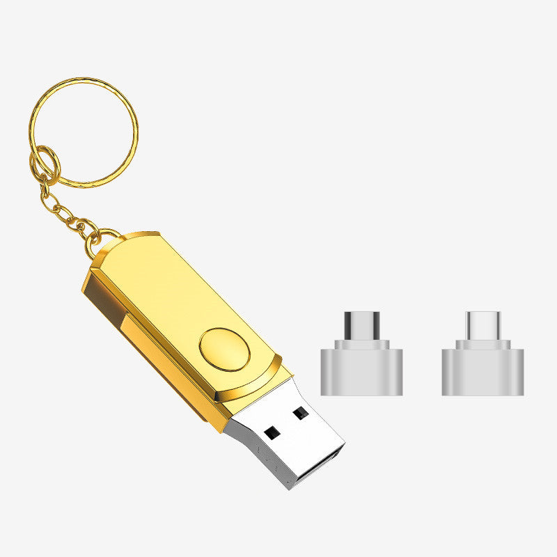 Compatible with Apple , Ultra-large capacity metal USB flash drive - The General Ecommerce Store