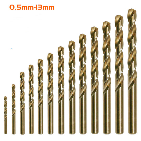 Genuine M35 Cobalt Containing Hardened Straight Shank Twist Drill