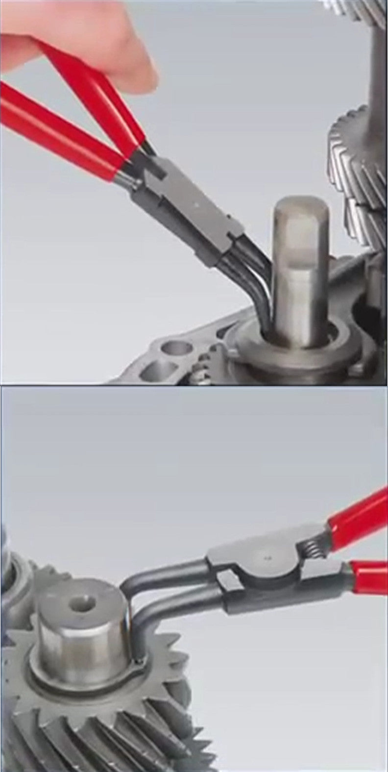 Spring Pliers With Both Internal And External Cards