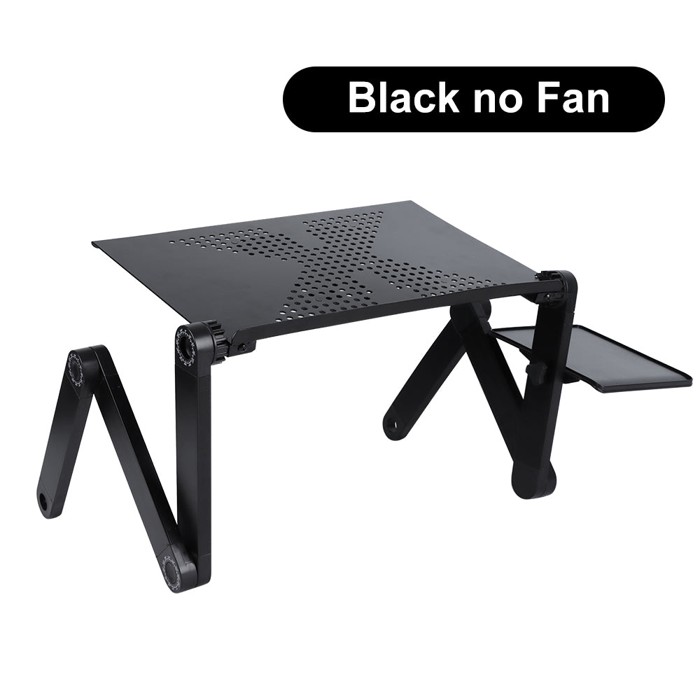 Folding Desk Retractable Adjustable Study Desk In Bed Aluminum Alloy Notebook Computer Bracket Lazy Desk - The General Ecommerce Store