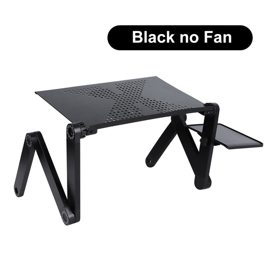Folding Desk Retractable Adjustable Study Desk In Bed Aluminum Alloy Notebook Computer Bracket Lazy Desk - The General Ecommerce Store
