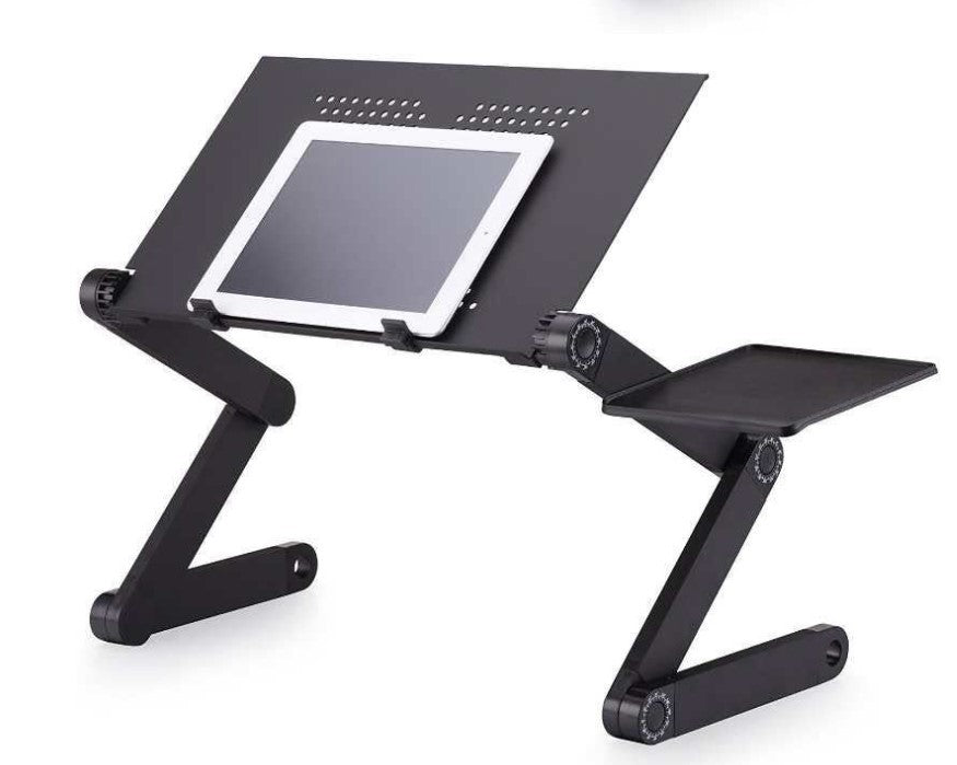Folding Desk Retractable Adjustable Study Desk In Bed Aluminum Alloy Notebook Computer Bracket Lazy Desk - The General Ecommerce Store