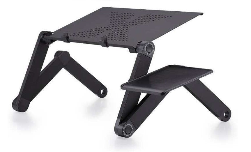 Folding Desk Retractable Adjustable Study Desk In Bed Aluminum Alloy Notebook Computer Bracket Lazy Desk - The General Ecommerce Store