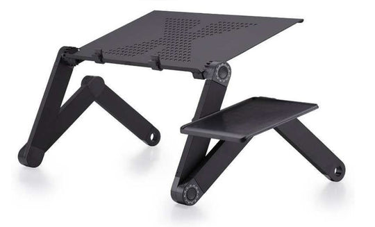 Folding Desk Retractable Adjustable Study Desk In Bed Aluminum Alloy Notebook Computer Bracket Lazy Desk - The General Ecommerce Store