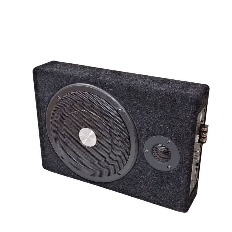 8 Inch Ultra-Thin Square Wooden Box High-Power 12V Car Subwoofer Car Audio Subwoofer