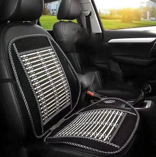 Car Ice Silk Lumbar Cool Cushion Summer Car Massage Cushion Car With General Steel Wire Bamboo Silk Cushion Car Seat