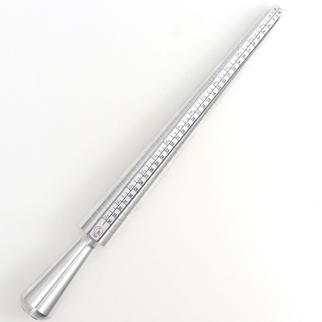 Plastic Metal Copper Four-Purpose Ruler Ring Rod Ring Ring Rubber Hammer Hong Kong Mix And Match Ring Size Measurement Tool