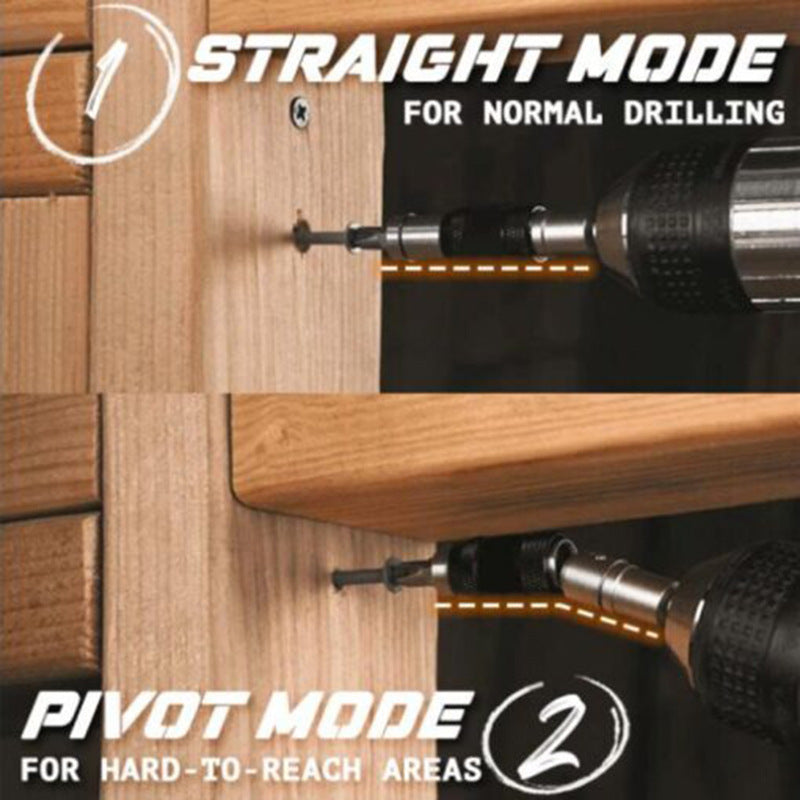 Magnetic Pivot Drill Bit Holder Multi Angle Hexagonal Handle 6.35Mm Quick Release Locking Rod