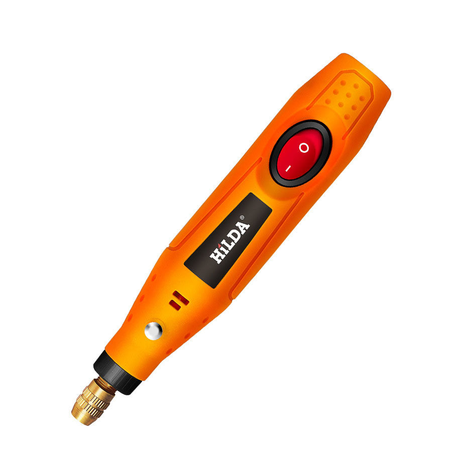 Hilda Mini Electric Grinder Micro Polishing Electric Grinder Carving Pen Crystal Agate Jade Jade 12v
