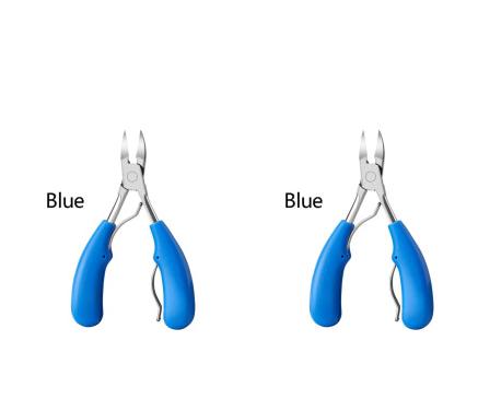 Double spring lancet clamp nail clipper
