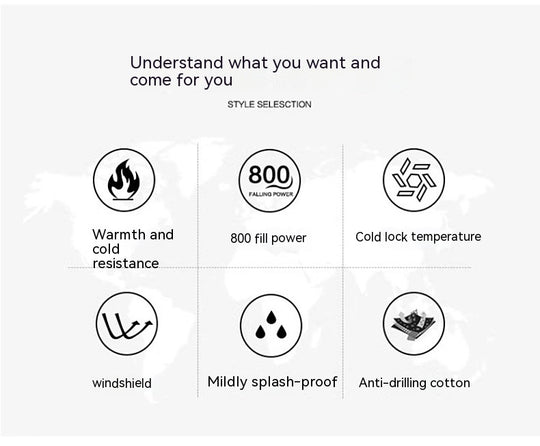 Cotton-padded Middle-aged Business Leisure Warm Single-breasted Lapel Simple Loose Jacket