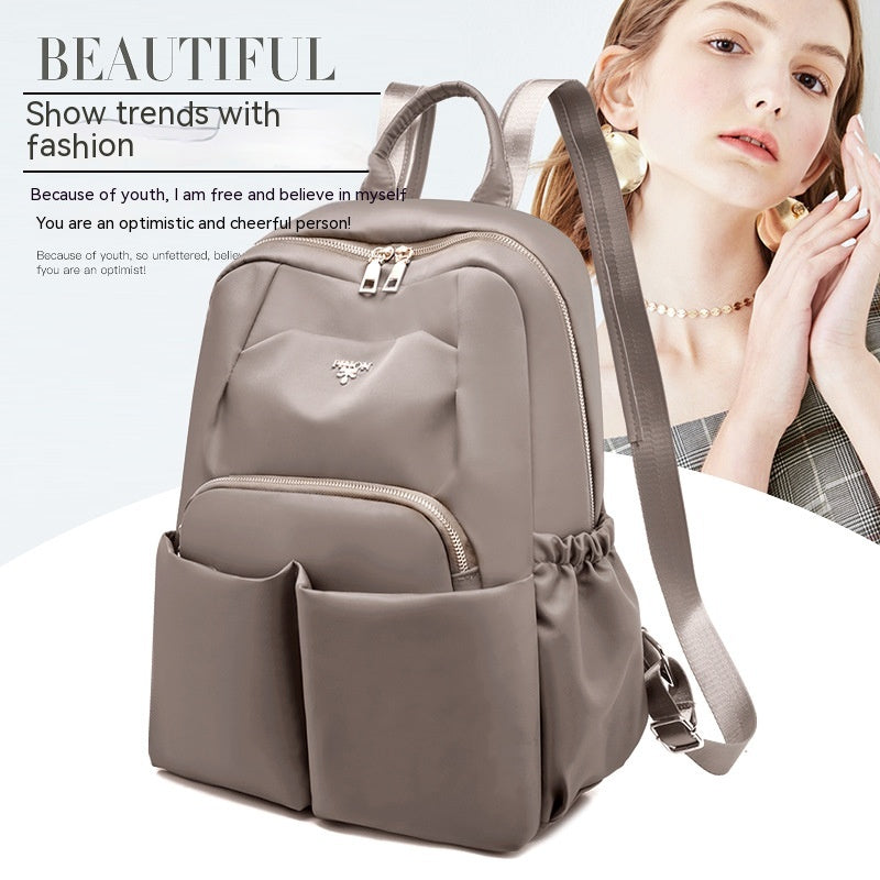 Ladies Backpack Oxford Cloth Waterproof Large Capacity - The General Ecommerce Store