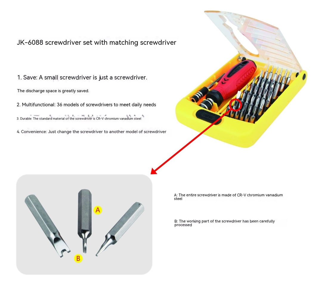 38-in-1 Tool Combination Screwdriver Set