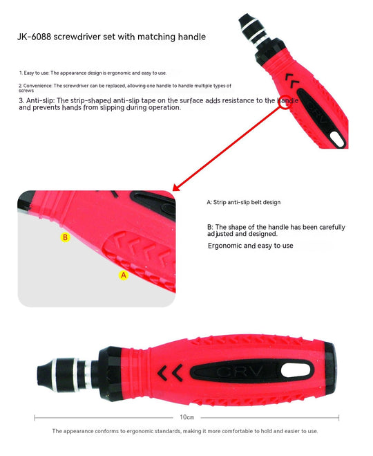 38-in-1 Tool Combination Screwdriver Set