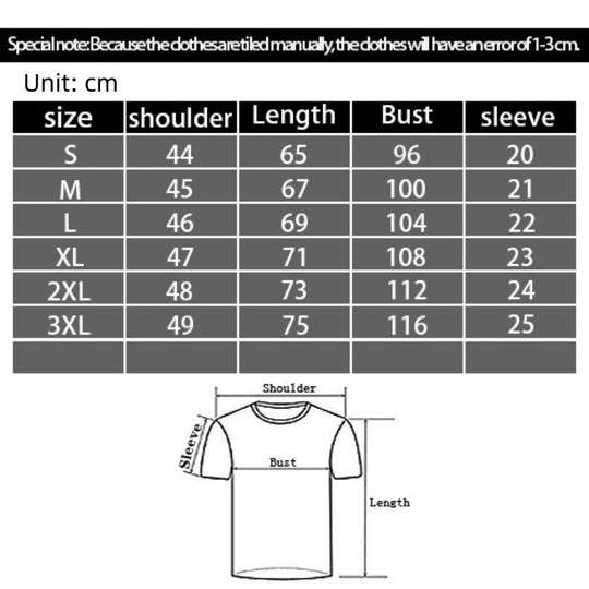3D Digital Printing Casual Round Neck Short Sleeves