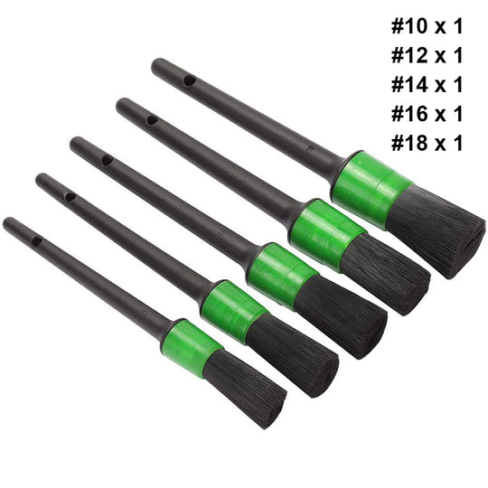 Five-piece slit brush