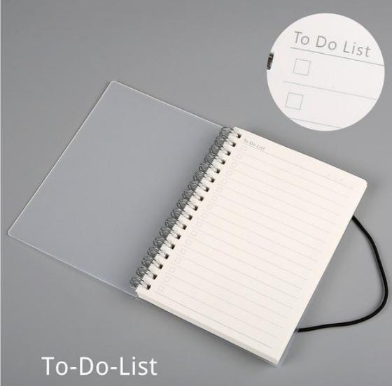 Plastic Cover Bound Spiral Coil Notebook - The General Ecommerce Store