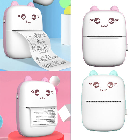 Mini Printer Portable Mini Bluetooth WiFi New Wrong Printer Mobile Phone Photo Title Note Hot Print Pocket Student Error Label Printer - The General Ecommerce Store