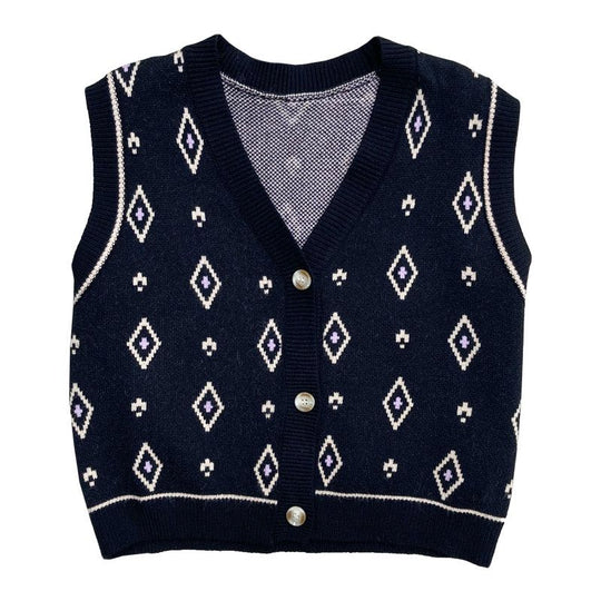 Girl Loose Lazy College Style Cardigan Coat