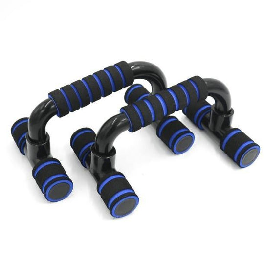 H I-shaped Push-up Stand Sponge Hand Grip ABS Fitness Chest Training Grip Bar Fitness Exercise Trainer - The General Ecommerce Store