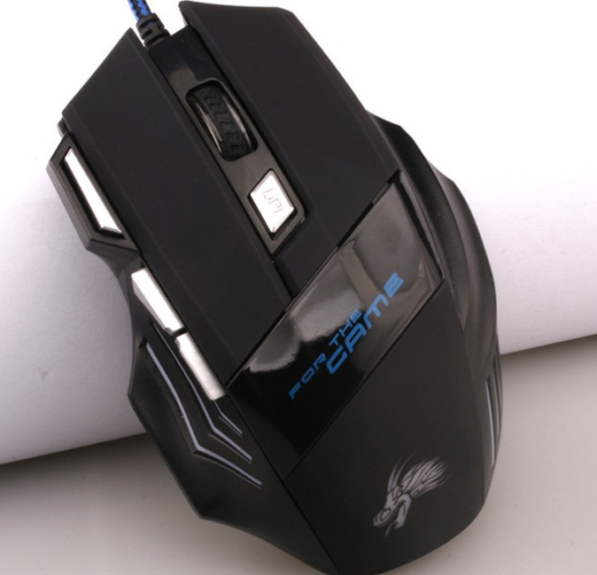 Professional Wired Gaming Mouse 5500DPI Adjustable 7 Buttons - The General Ecommerce Store