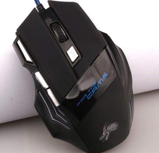 Professional Wired Gaming Mouse 5500DPI Adjustable 7 Buttons - The General Ecommerce Store