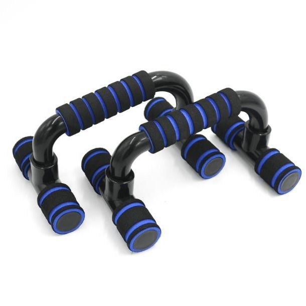 H I-shaped Push-up Stand Sponge Hand Grip ABS Fitness Chest Training Grip Bar Fitness Exercise Trainer - The General Ecommerce Store