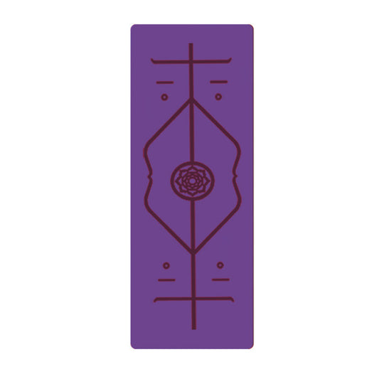 Non Slip TPE Yoga Mat Position Line Beginner - The General Ecommerce Store