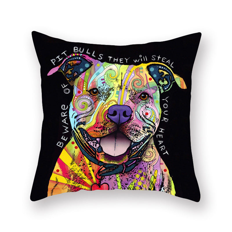 New Watercolor Animal Pillowcase Digital Printing