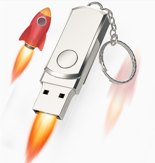 Compatible with Apple , Ultra-large capacity metal USB flash drive - The General Ecommerce Store