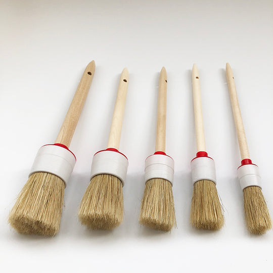 Car beauty detail brush five-piece set