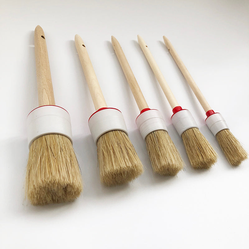 Car beauty detail brush five-piece set