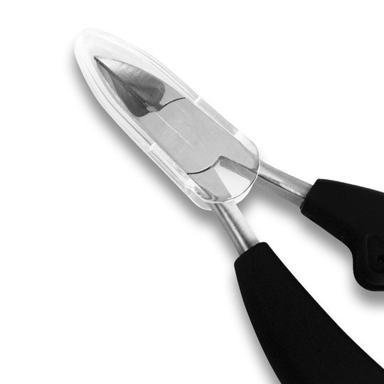 Double spring lancet clamp nail clipper