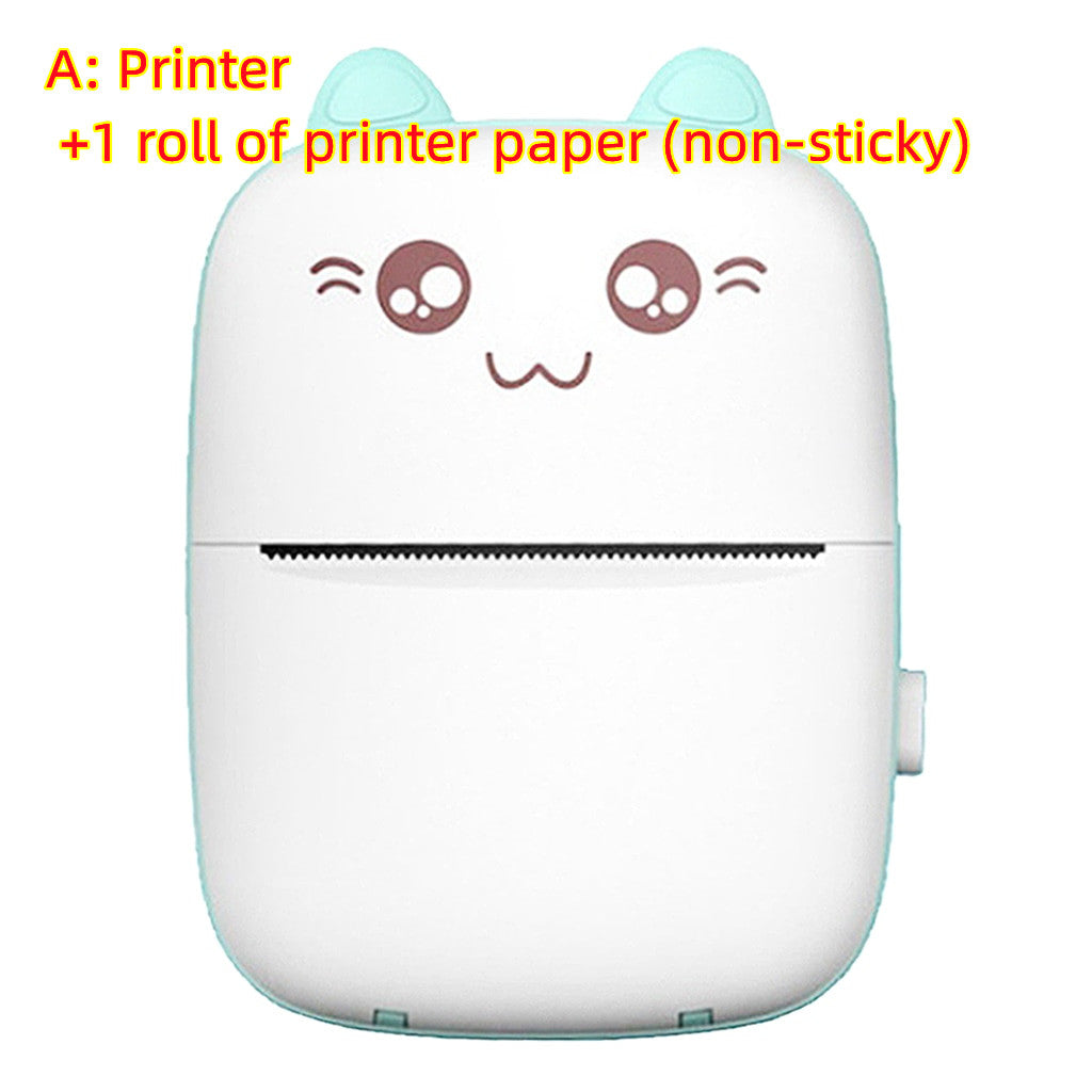 Mini Printer Portable Mini Bluetooth WiFi New Wrong Printer Mobile Phone Photo Title Note Hot Print Pocket Student Error Label Printer - The General Ecommerce Store