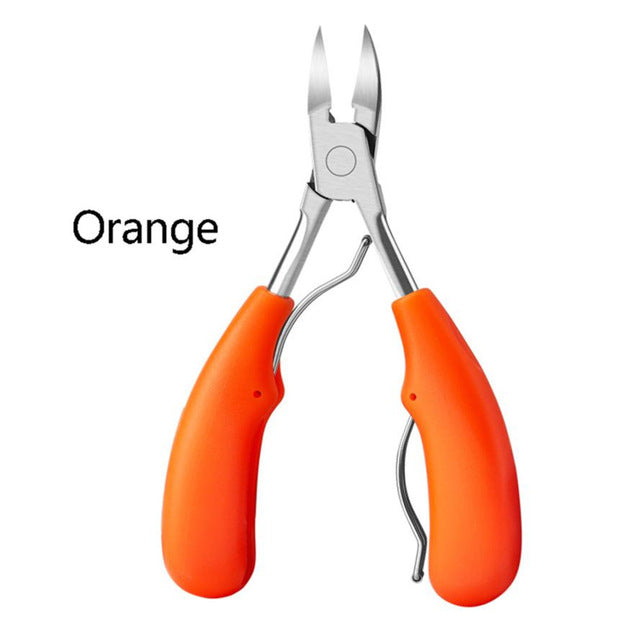 Double spring lancet clamp nail clipper