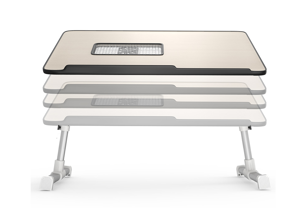Adjustable Laptop Desk Stand Foldable Notebook Laptop Bed Table Can be Lifted Standing - The General Ecommerce Store