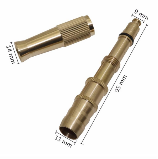 High Pressure Adjustable Brass Hose Nozzle