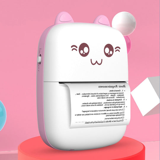 Mini Printer Portable Mini Bluetooth WiFi New Wrong Printer Mobile Phone Photo Title Note Hot Print Pocket Student Error Label Printer - The General Ecommerce Store