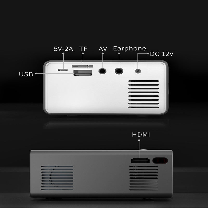 Home Office T300 Projector HD 1080P Miniature Mini Projector - The General Ecommerce Store