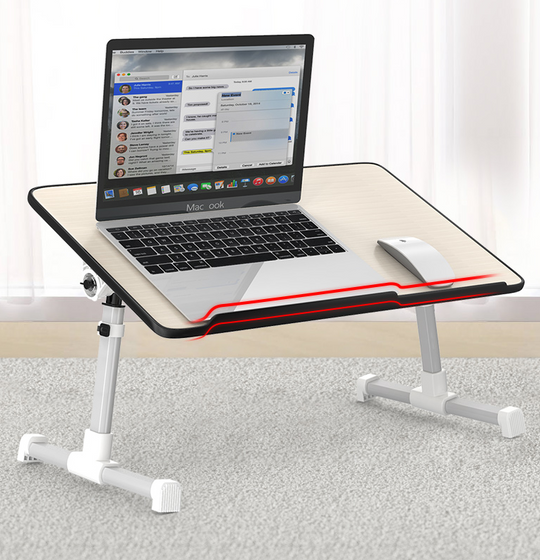 Adjustable Laptop Desk Stand Foldable Notebook Laptop Bed Table Can be Lifted Standing - The General Ecommerce Store