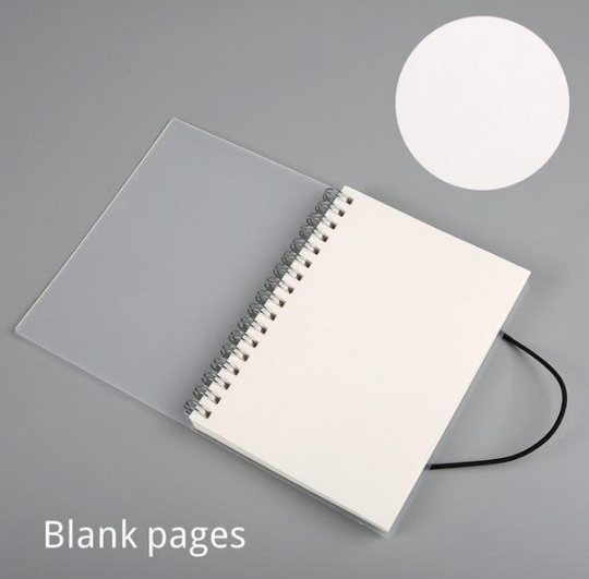 Plastic Cover Bound Spiral Coil Notebook - The General Ecommerce Store