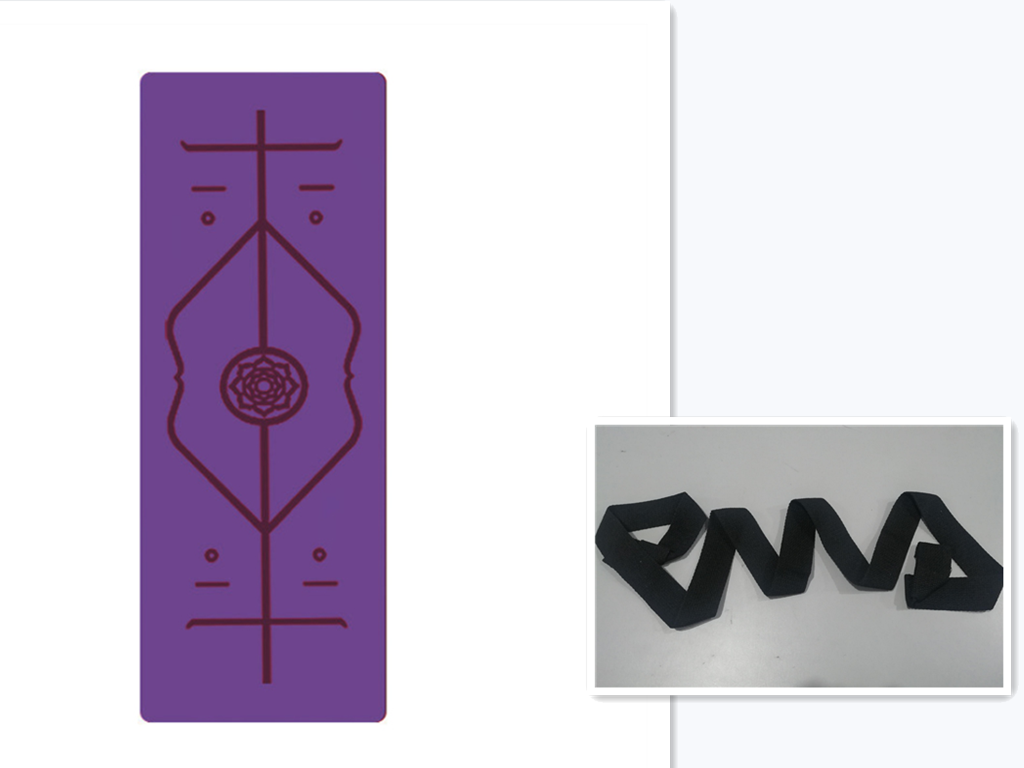 Non Slip TPE Yoga Mat Position Line Beginner - The General Ecommerce Store