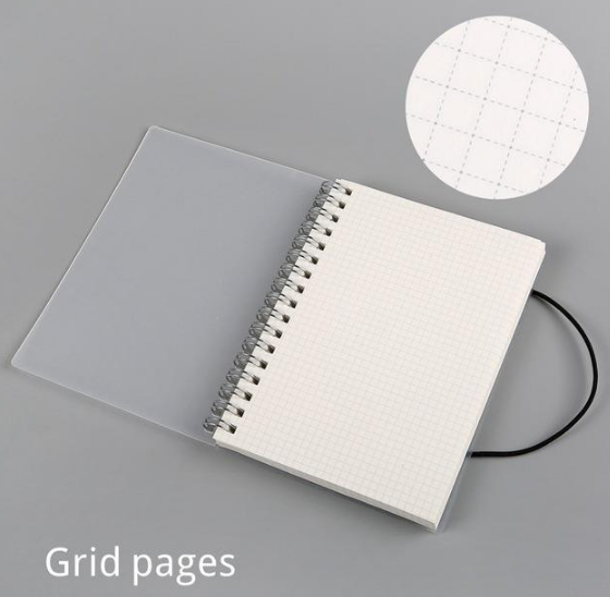 Plastic Cover Bound Spiral Coil Notebook - The General Ecommerce Store