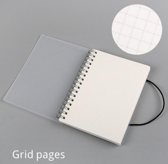 Plastic Cover Bound Spiral Coil Notebook - The General Ecommerce Store