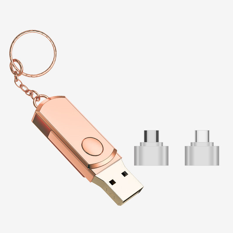 Compatible with Apple , Ultra-large capacity metal USB flash drive - The General Ecommerce Store